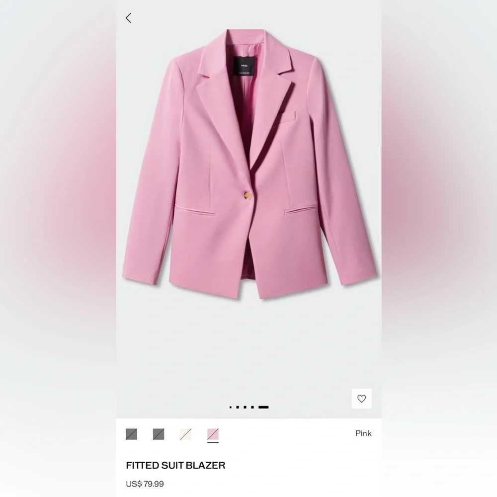 NWT Mango Pink Suit set - Picture 6 of 8